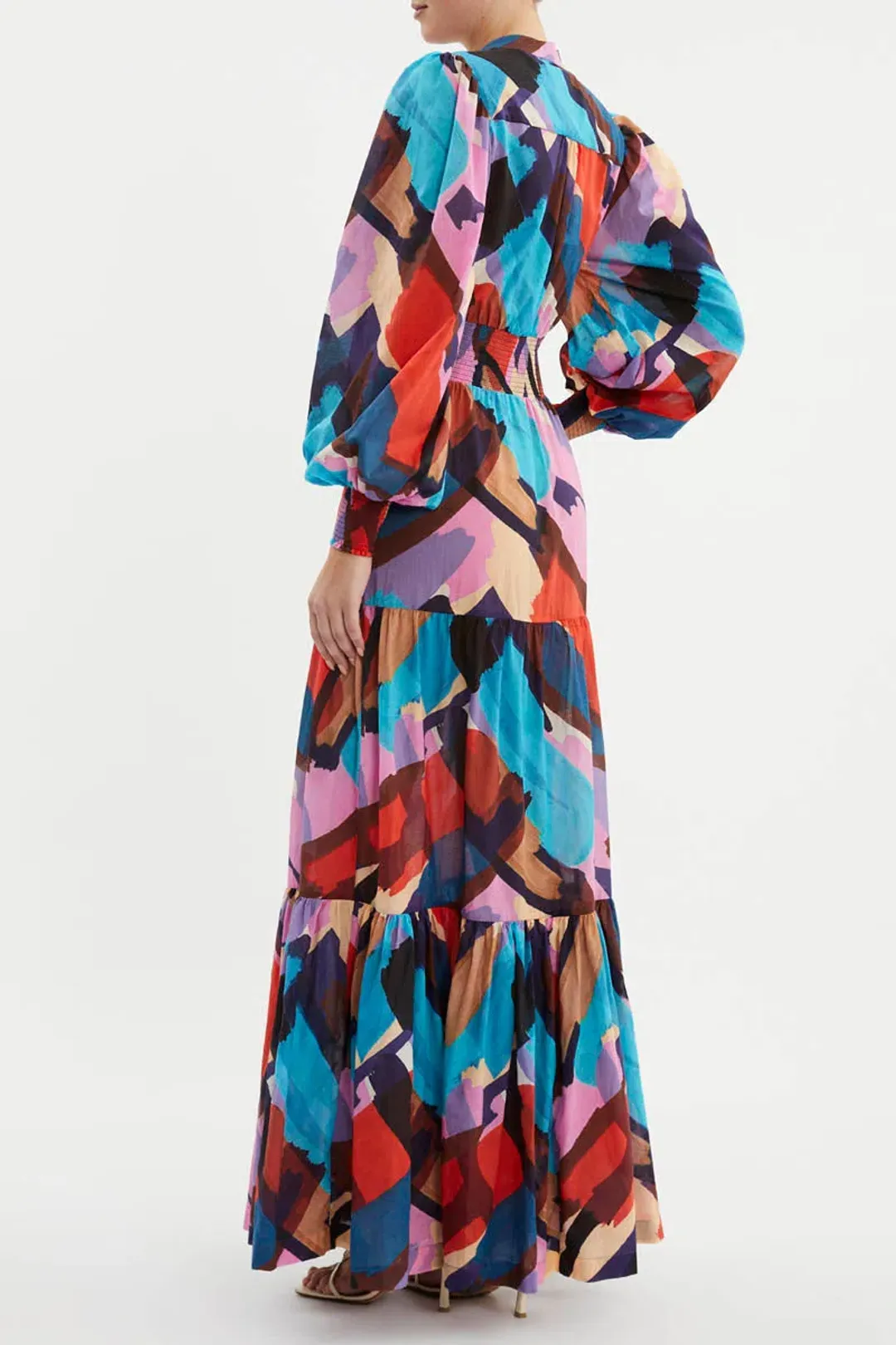 Rebecca Vallance Malaga Maxi Dress Multi Size 12 for rent on The Volte - main image