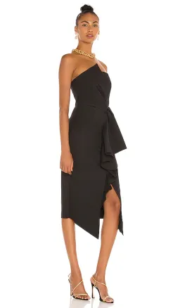 Elliatt Reception Midi Dress in Black Size L / AU 12 for rent on The Volte - image 2