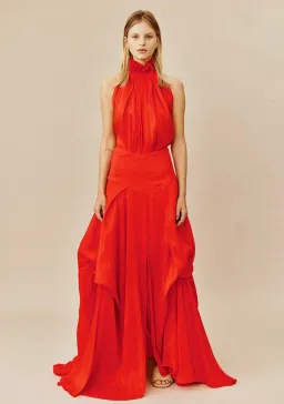 Ginger & Smart Infinite Galaxies Gown Red Size 6 for rent on The Volte - image 1