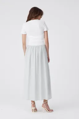 Atoir Christy Dress White/Shale Green Size 8 for rent on The Volte - image 2