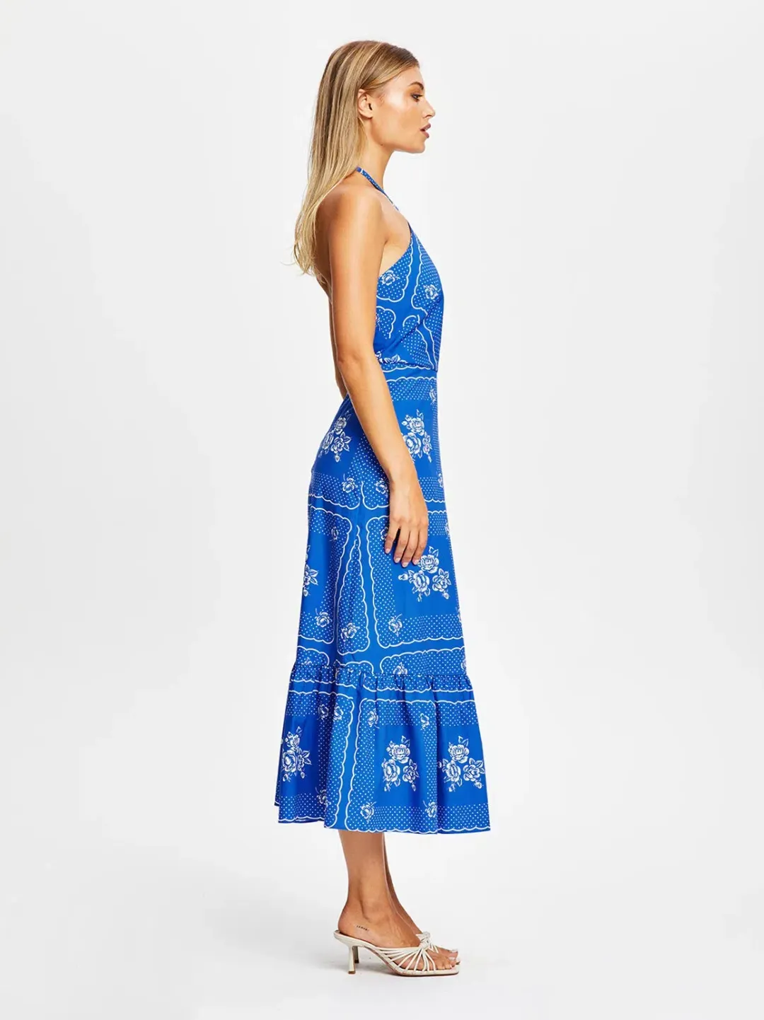 Alice McCall Midnight Sky Midi Dress Royal Blue Size 10 for rent on The Volte - main image