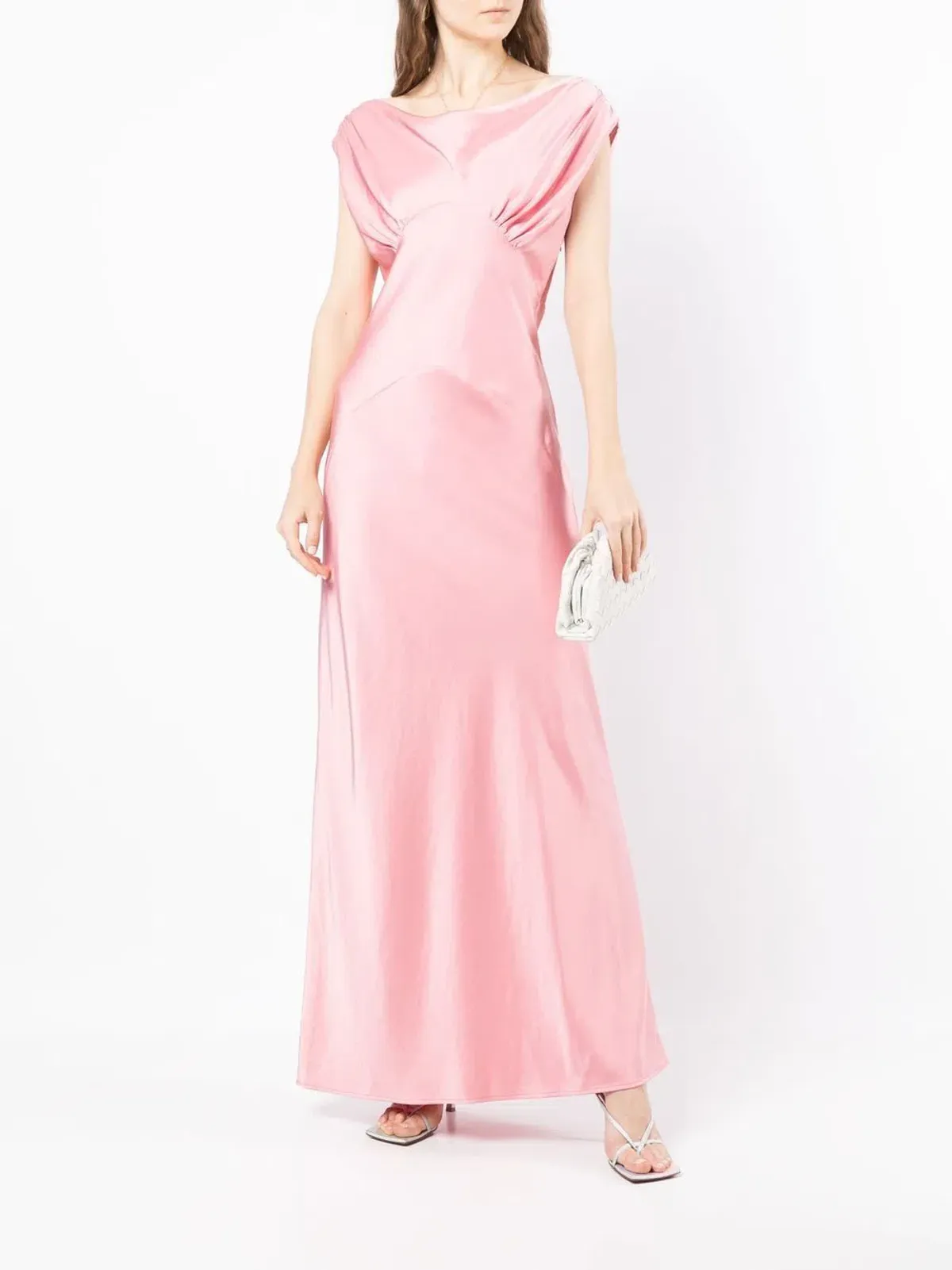 Paris Georgia Raina Dress Dusty Pink Size 10  for rent on The Volte - main image