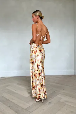 Bec & Bridge Cedar City Maxi Dress Sunset Yellow Size Au 6 for rent on The Volte - image 3