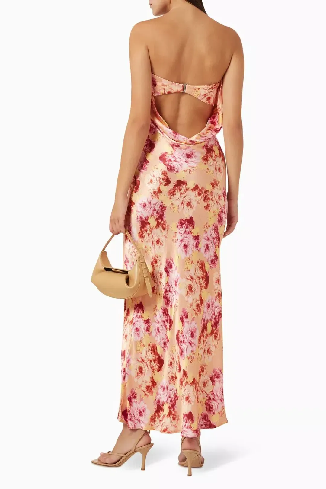Bec & Bridge Moon Dance Strapless Dress Belle Floral Size 8 for rent on The Volte - main image