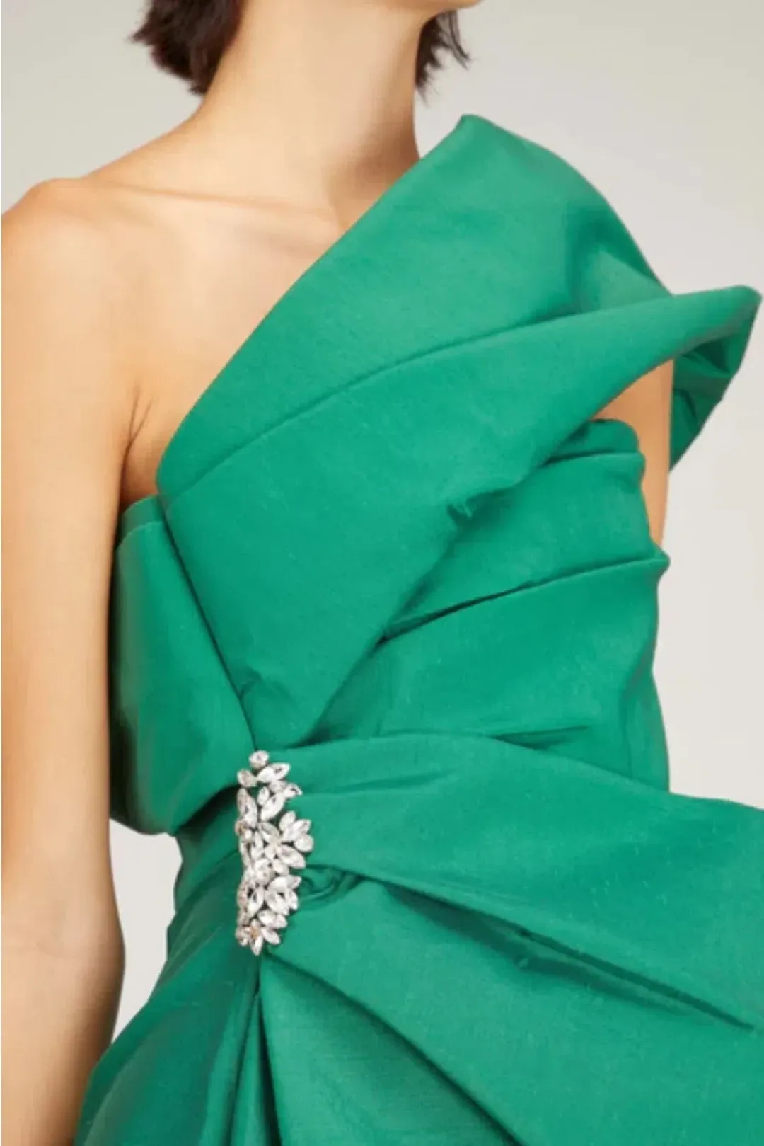 Rachel Gilbert Archer Gown in Green Size 3/AU12 for rent on The Volte - main image