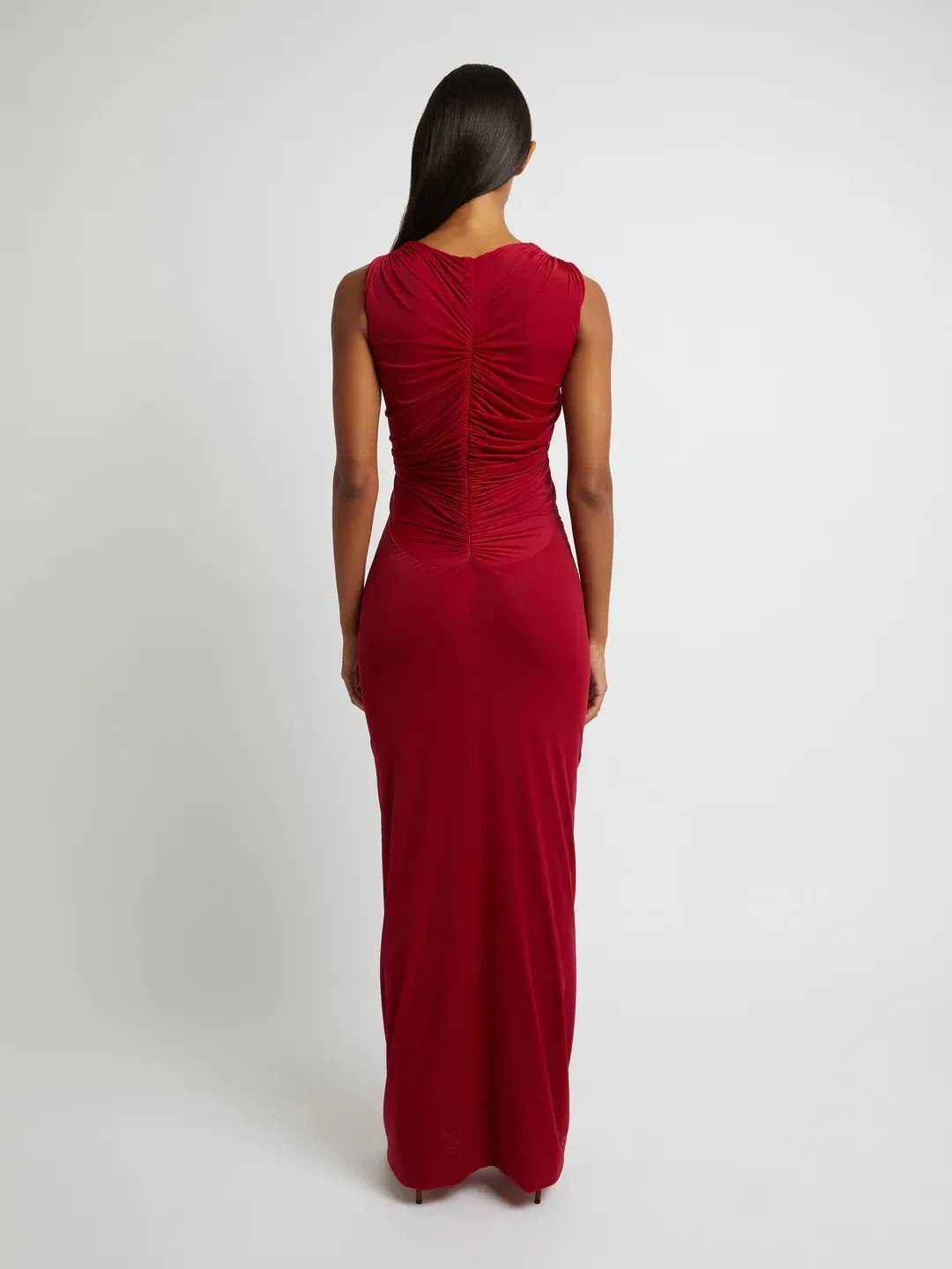 Christopher Esber Venus Tank Dress Cherry Size 6 for rent on The Volte - main image