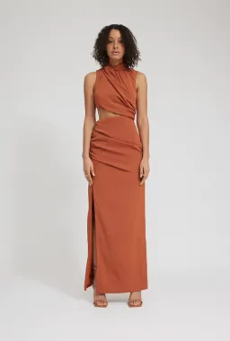 Tojha Gianna Dress Nude Orange Size 6 for rent on The Volte - image 1