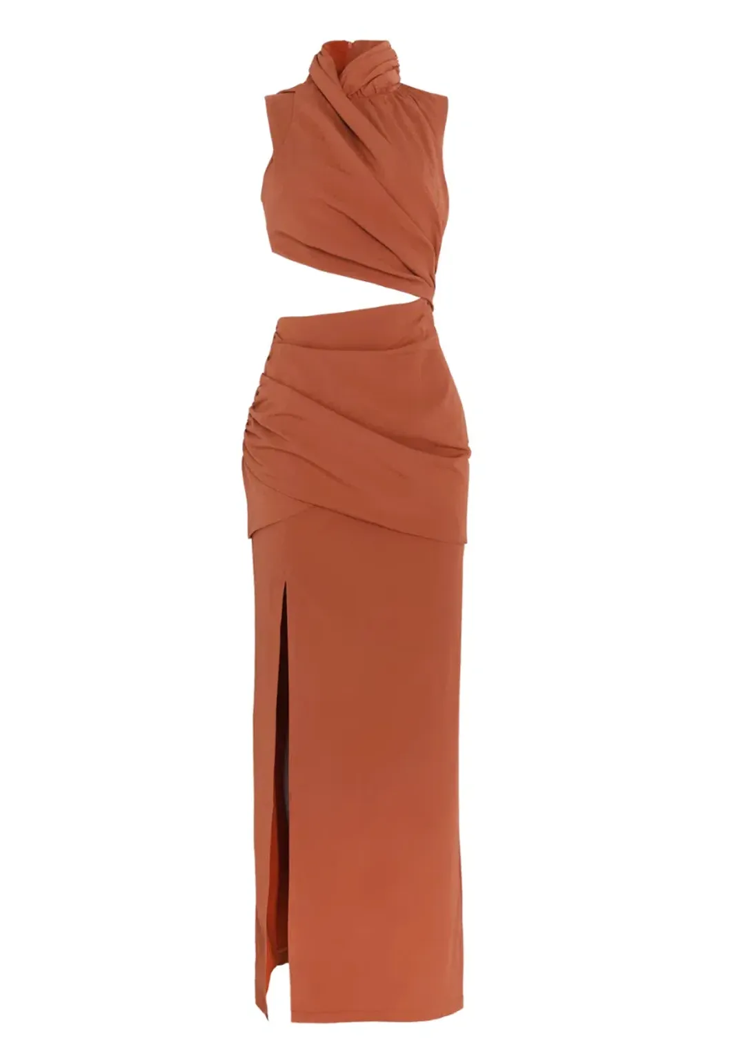 Tojha Gianna Dress Nude Orange Size 6 for rent on The Volte - main image