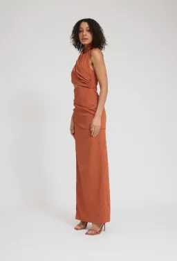 Tojha Gianna Dress Nude Orange Size 6 for rent on The Volte - image 3