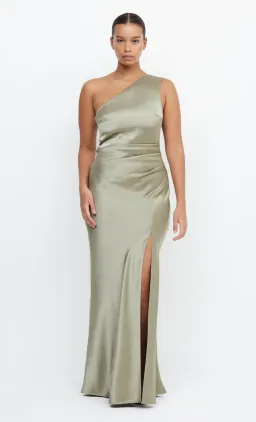 Bec & Bridge The Dreamer Asym Dress Sage Size 8 for rent on The Volte - image 3