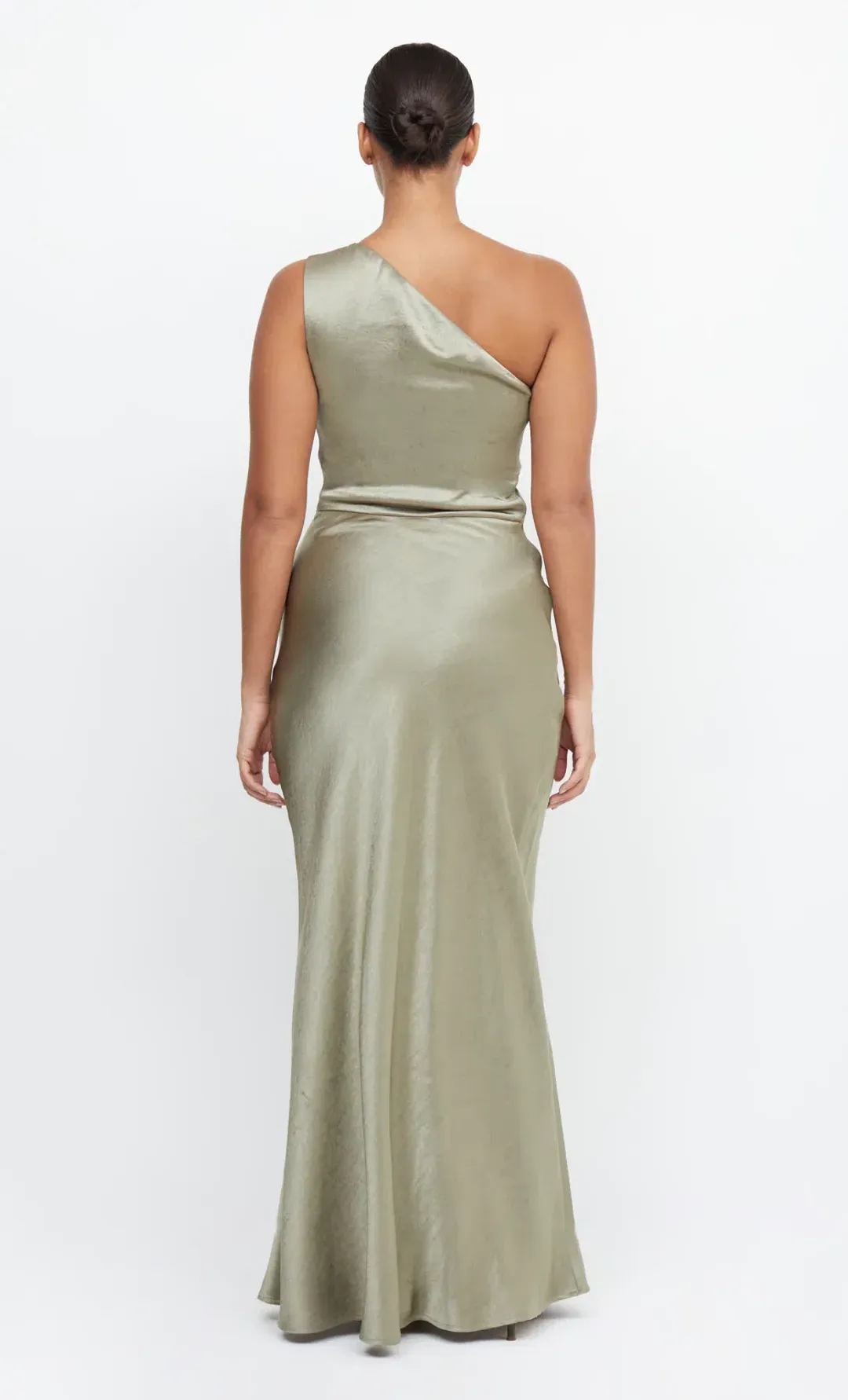 Bec & Bridge The Dreamer Asym Dress Sage Size 8 for rent on The Volte - main image