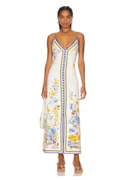 Zimmermann Halcyon Slip Dress Floral Print Size 0 / AU 8 for rent on The Volte - image 1
