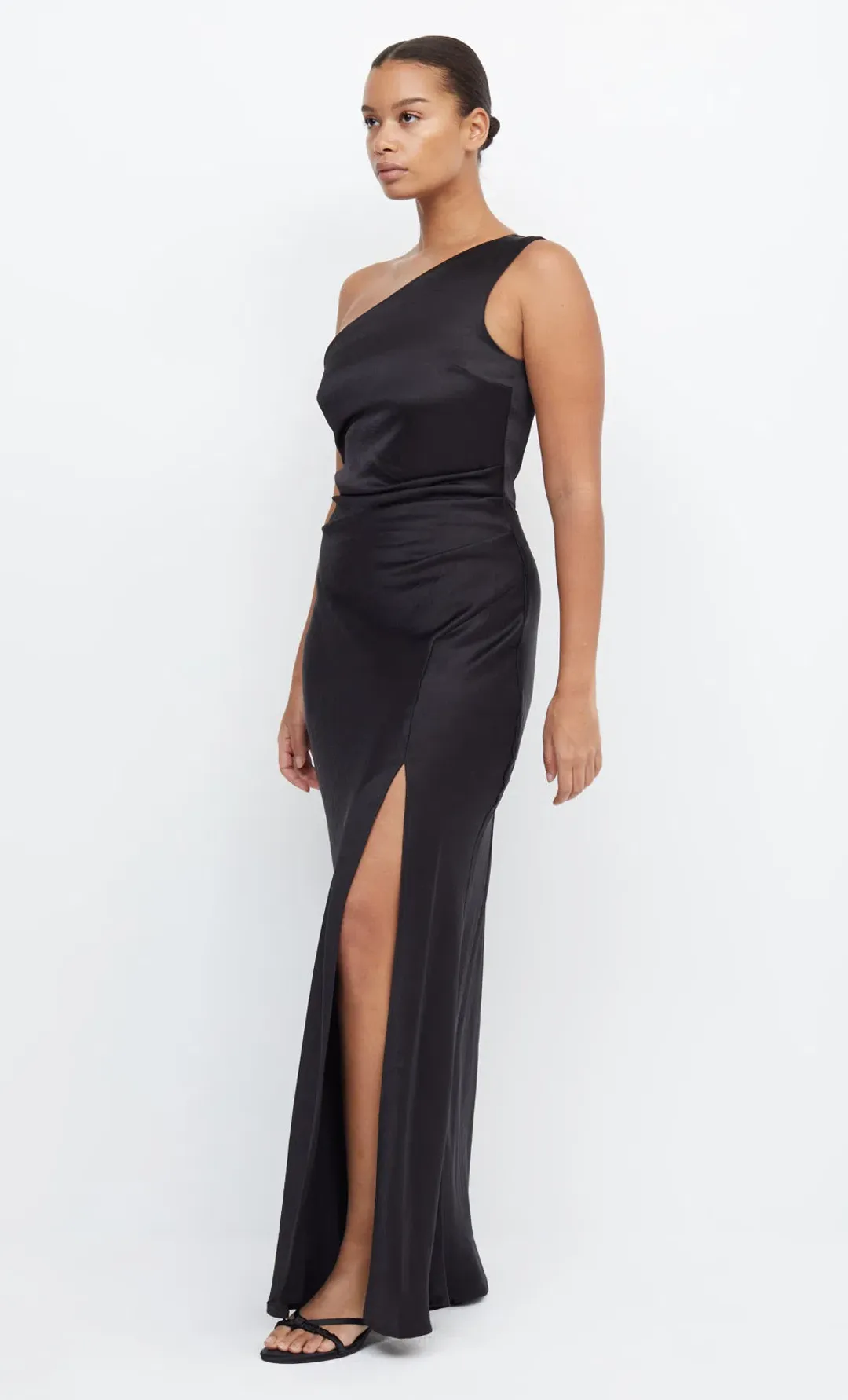 Bec & Bridge The Dreamer Asym Dress Black Size 10 for rent on The Volte - main image