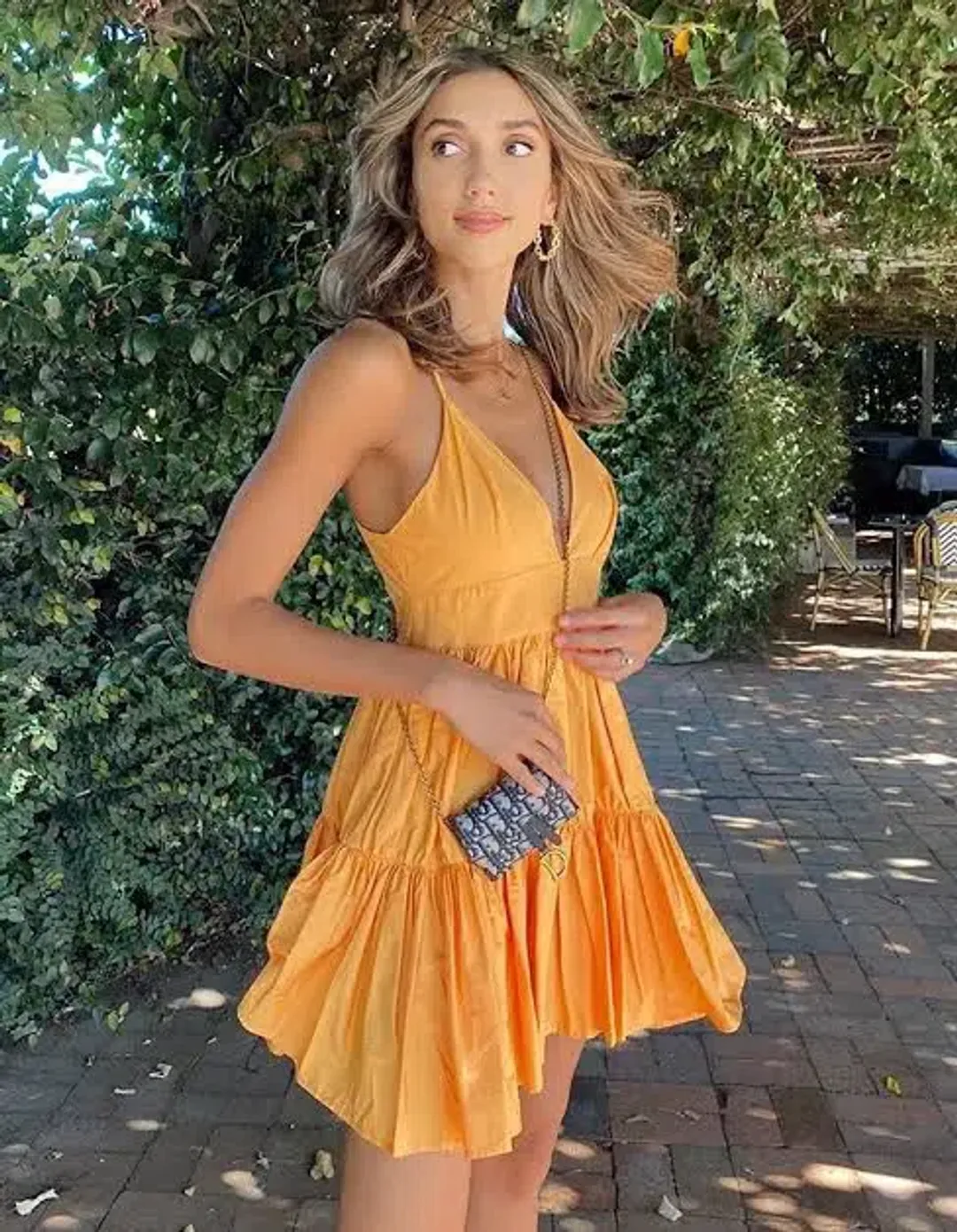 Sheike Tessa Mini Dress Orange Size 8 for rent on The Volte - main image