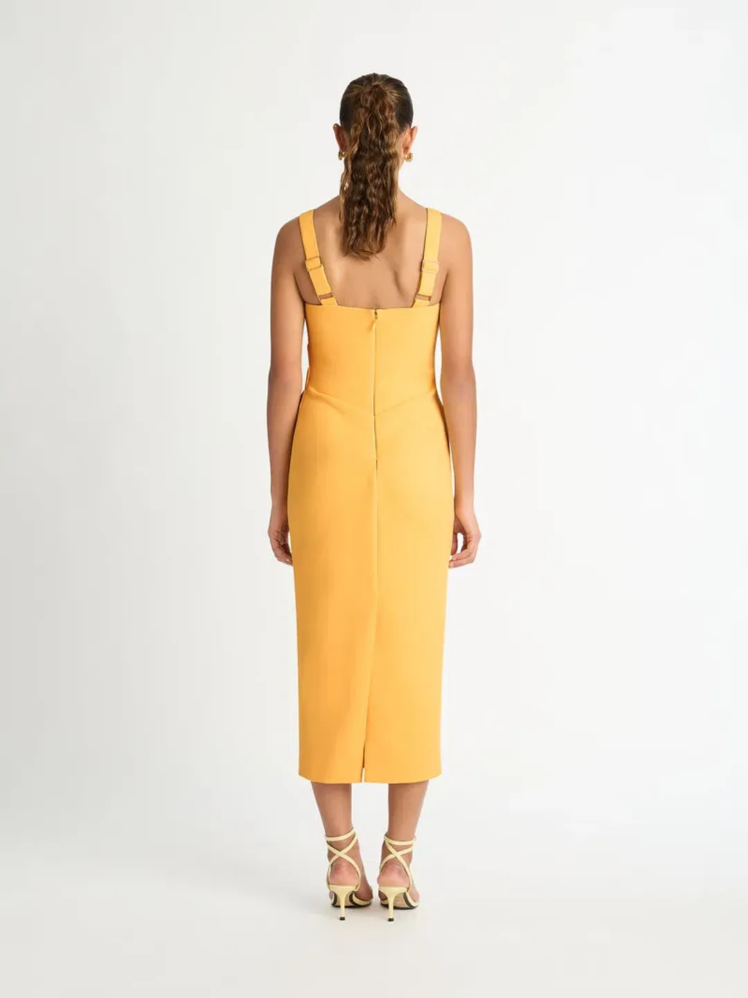 Sheike Dallas Dress Yellow Size 8 for rent on The Volte - main image