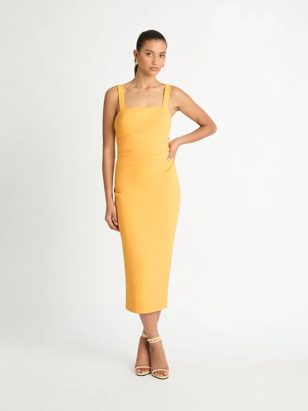Sheike Dallas Dress Yellow Size 8 for rent on The Volte - main image