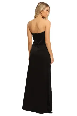 Camilla and Marc Strapless Akane Gown Black Size 10 for rent on The Volte - image 3
