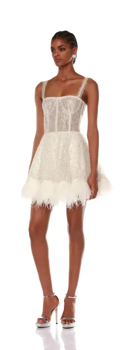 Bronx and Banco Mademoiselle Mini Dress White Size S / AU 8  for rent on The Volte - image 2