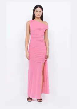 Bec & Bridge Kailani Asym Dress Pink Size 10 for rent on The Volte - image 1