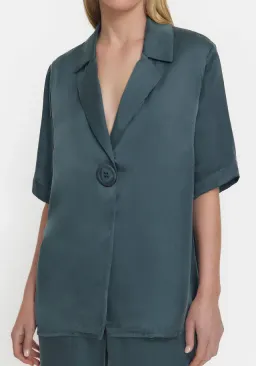 Chorus Top and Pilot Pant Set Deep Petrol Size 10  for rent on The Volte - image 3