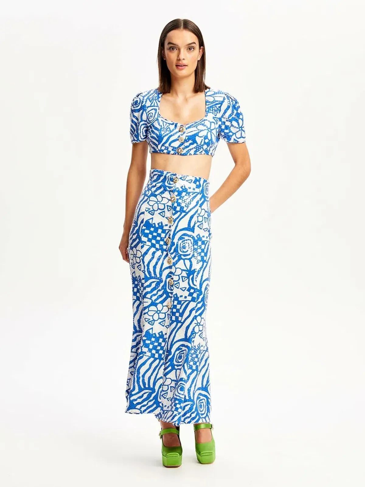 Alice McCall Royal Daze Set Print Size 4 for rent on The Volte - main image