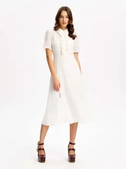 Alice McCall Lover Girl Midi Dress Pink Size 6 for rent on The Volte - image 1