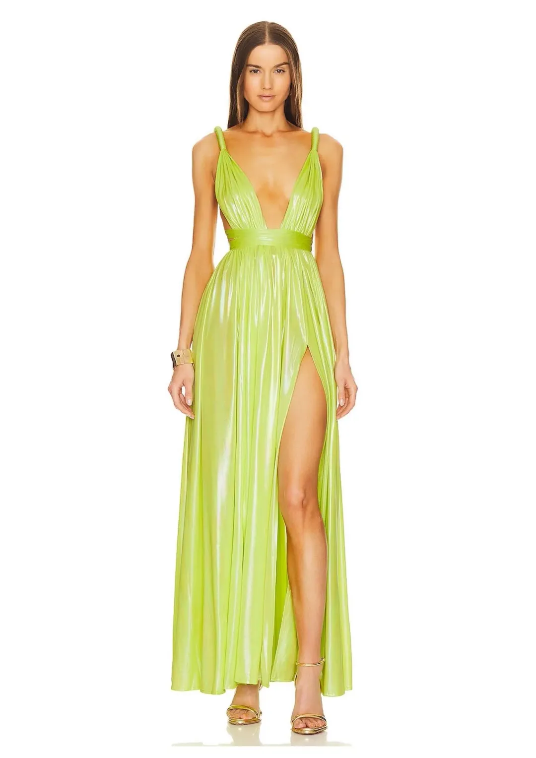 Bronx and Banco Goddess Gown Green Size S / AU 8 for rent on The Volte - main image