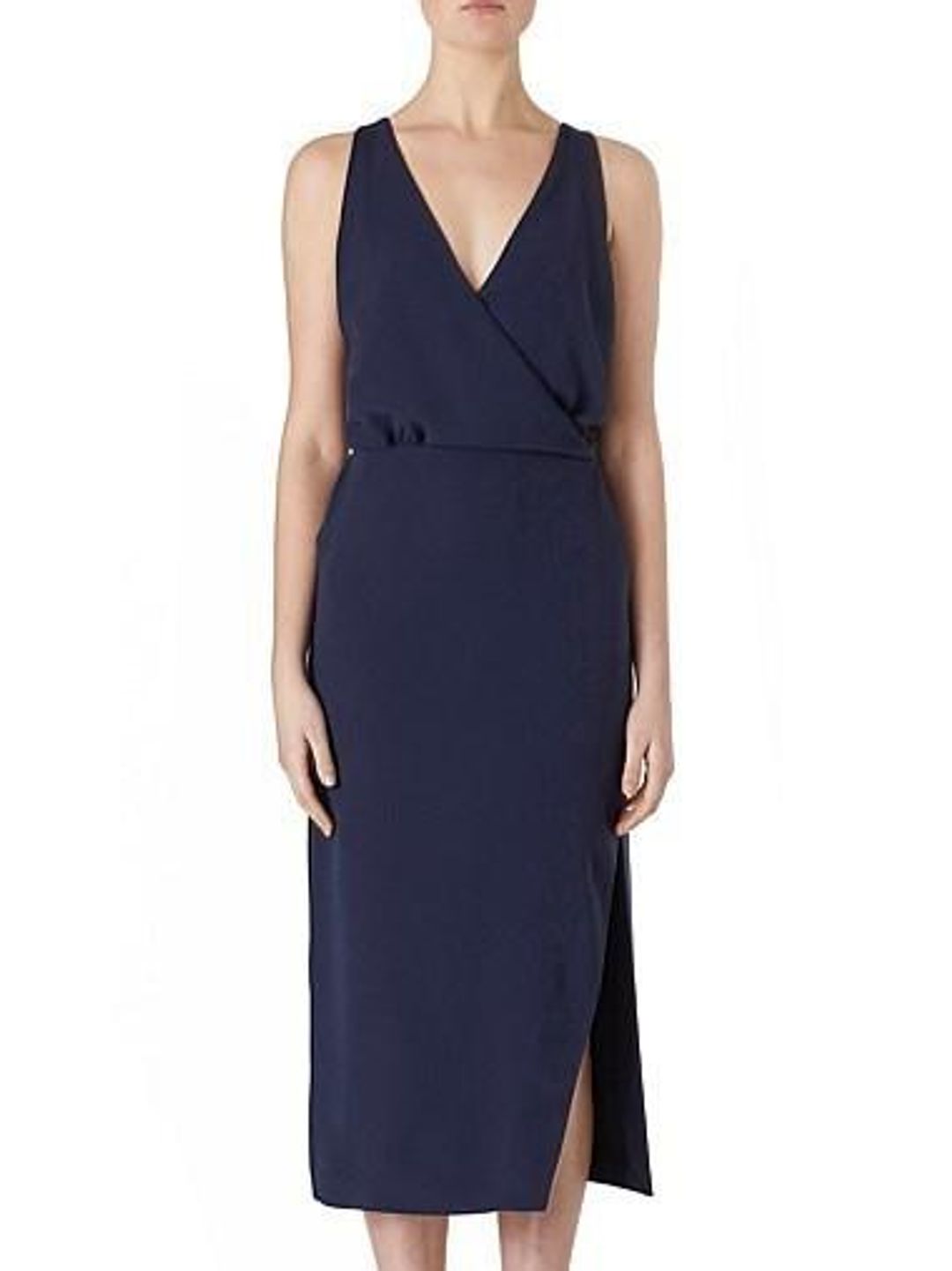 Viktoria & Woods Providence Cross Back Dress navy size 6 for rent on The Volte - main image