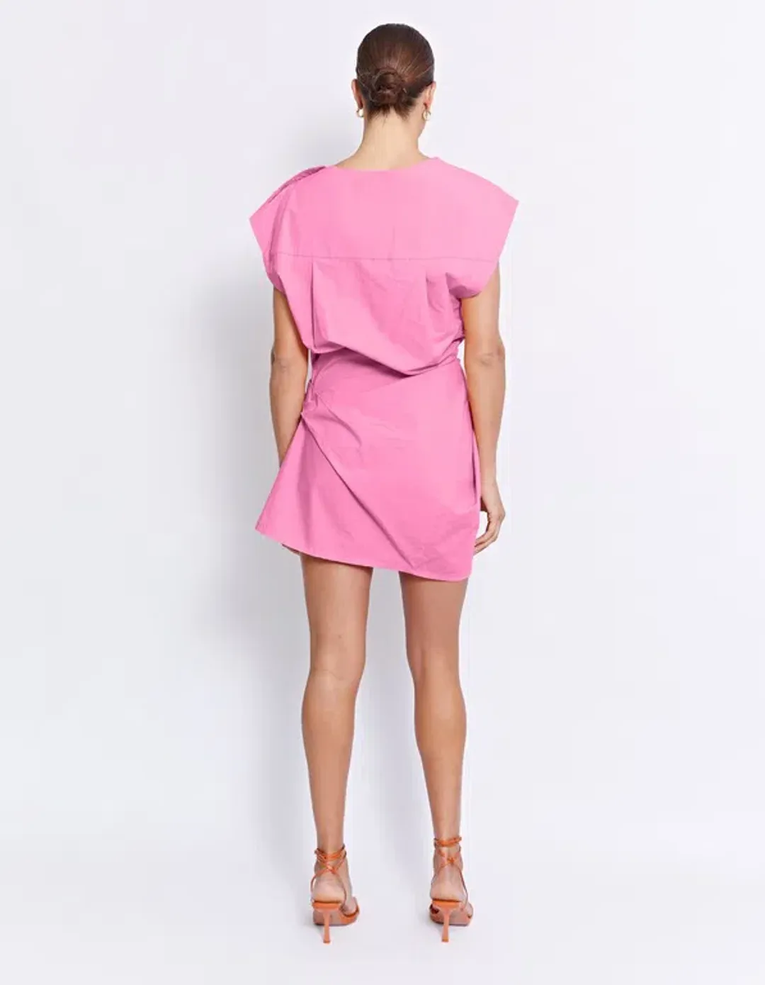 Pfeiffer Grenada Mini Twist Dress Pink Size S/Au 8  for rent on The Volte - main image
