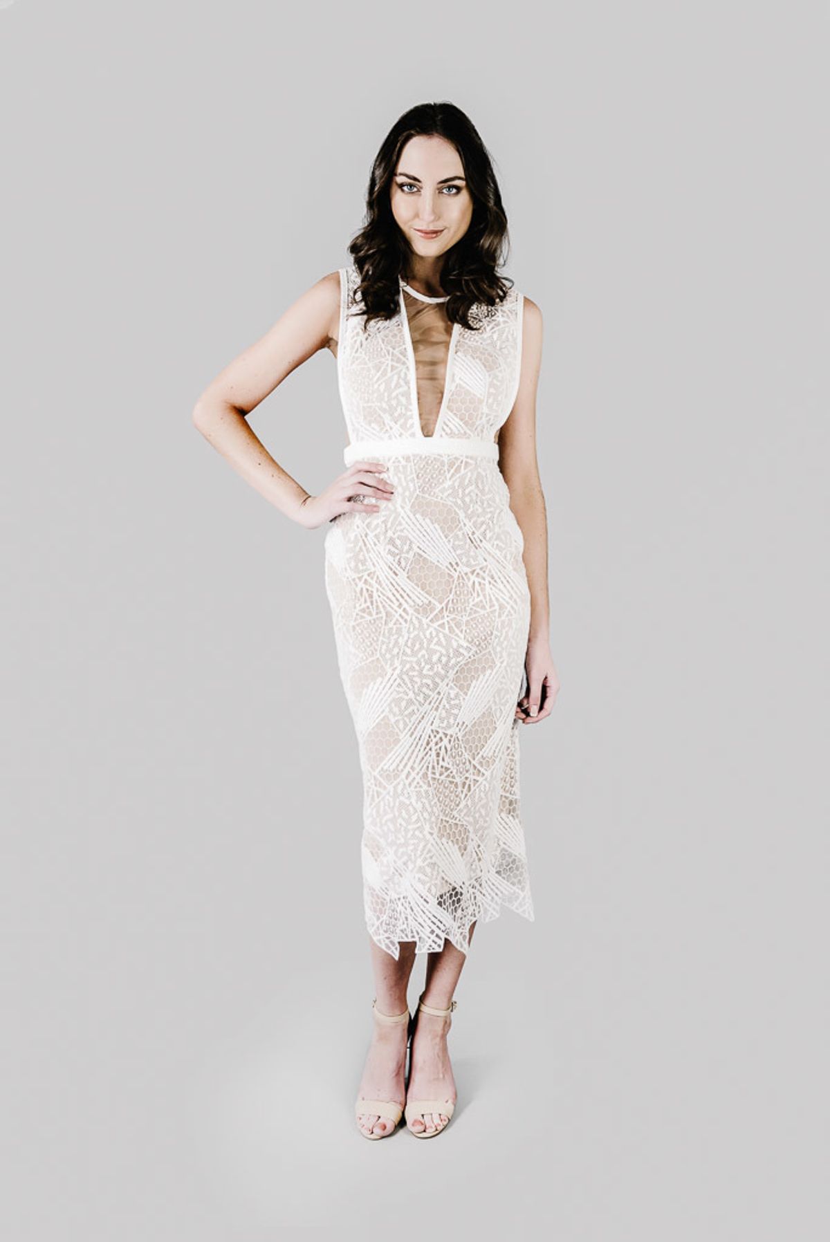 Manning Cartell Gallery Views Sheath Dress size 10 for rent on The Volte - main image