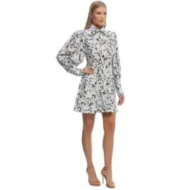 Zimmermann Ninety Six Short Shirt Dress Dark Pansy Size 2 / Au 12  for rent on The Volte - image 2