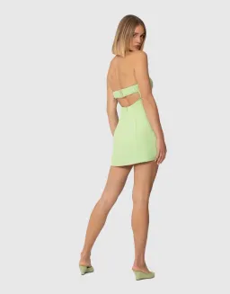 The Wolf Gang Ravello Mini Dress Mint Green Size XS / AU 6 for rent on The Volte - image 4