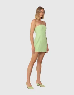 The Wolf Gang Ravello Mini Dress Mint Green Size XS / AU 6 for rent on The Volte - image 5