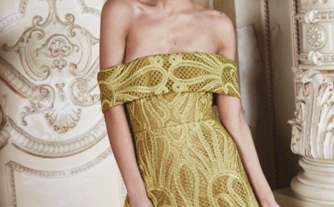 Thurley Ravello Mini Dress Yellow Size 10 for rent on The Volte - main image