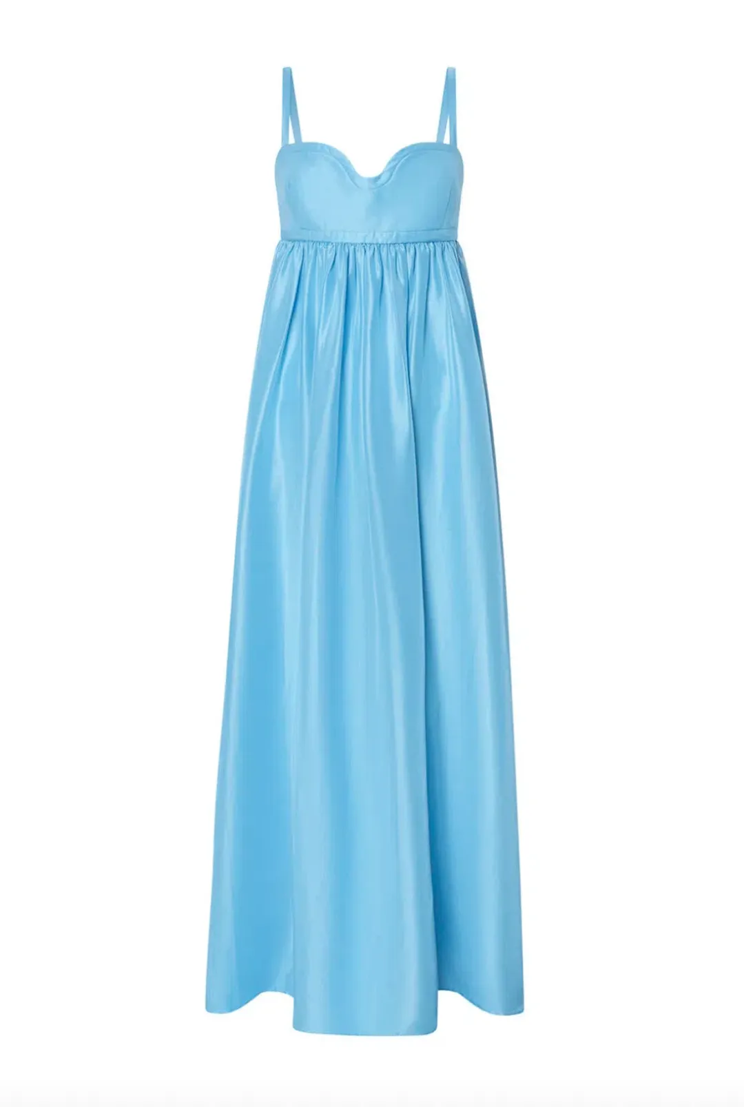 Oroton Bodice Detail Gown Lake Blue Size 12 for rent on The Volte - main image