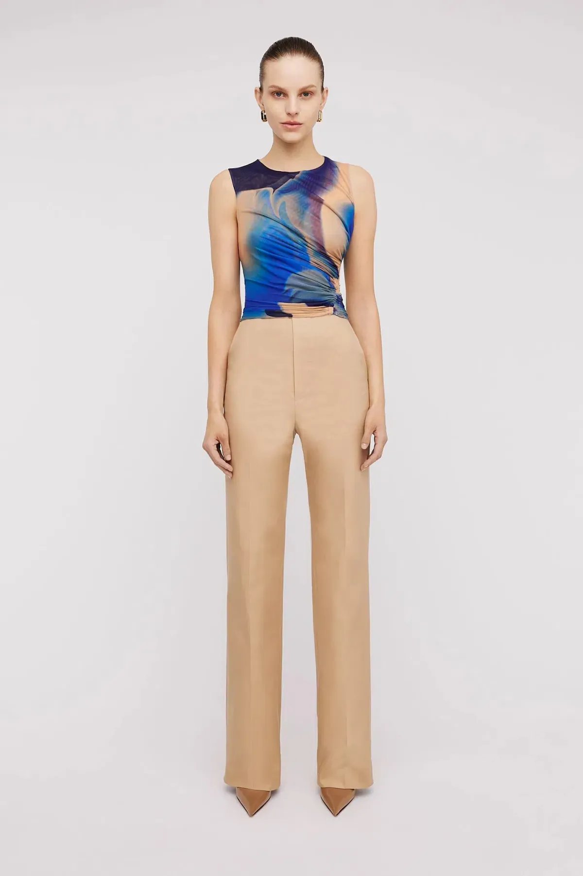 Scanlan Theodore Watercolour Top Cobalt Size 6 for rent on The Volte - main image