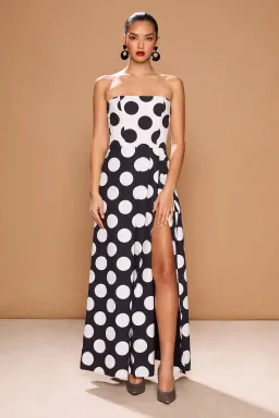 Sonya Moda Milano Polka Dot Dress Print Size 10 for rent on The Volte - image 2