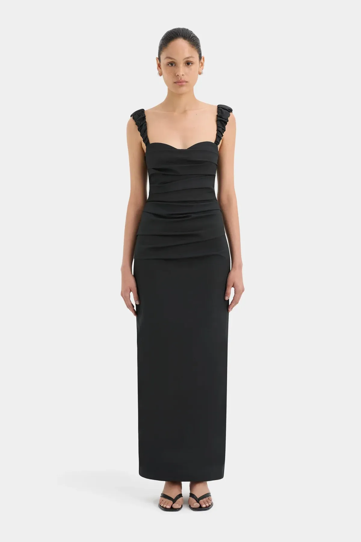 Sir the Label Azul Black Balconette Gown Black Size 1 /Au 8 for rent on The Volte - main image