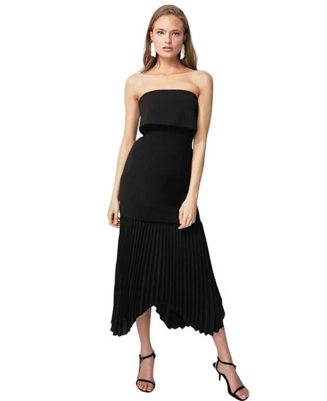 C/MEO Take Seriously Dress Black Size 8 for rent on The Volte - main image