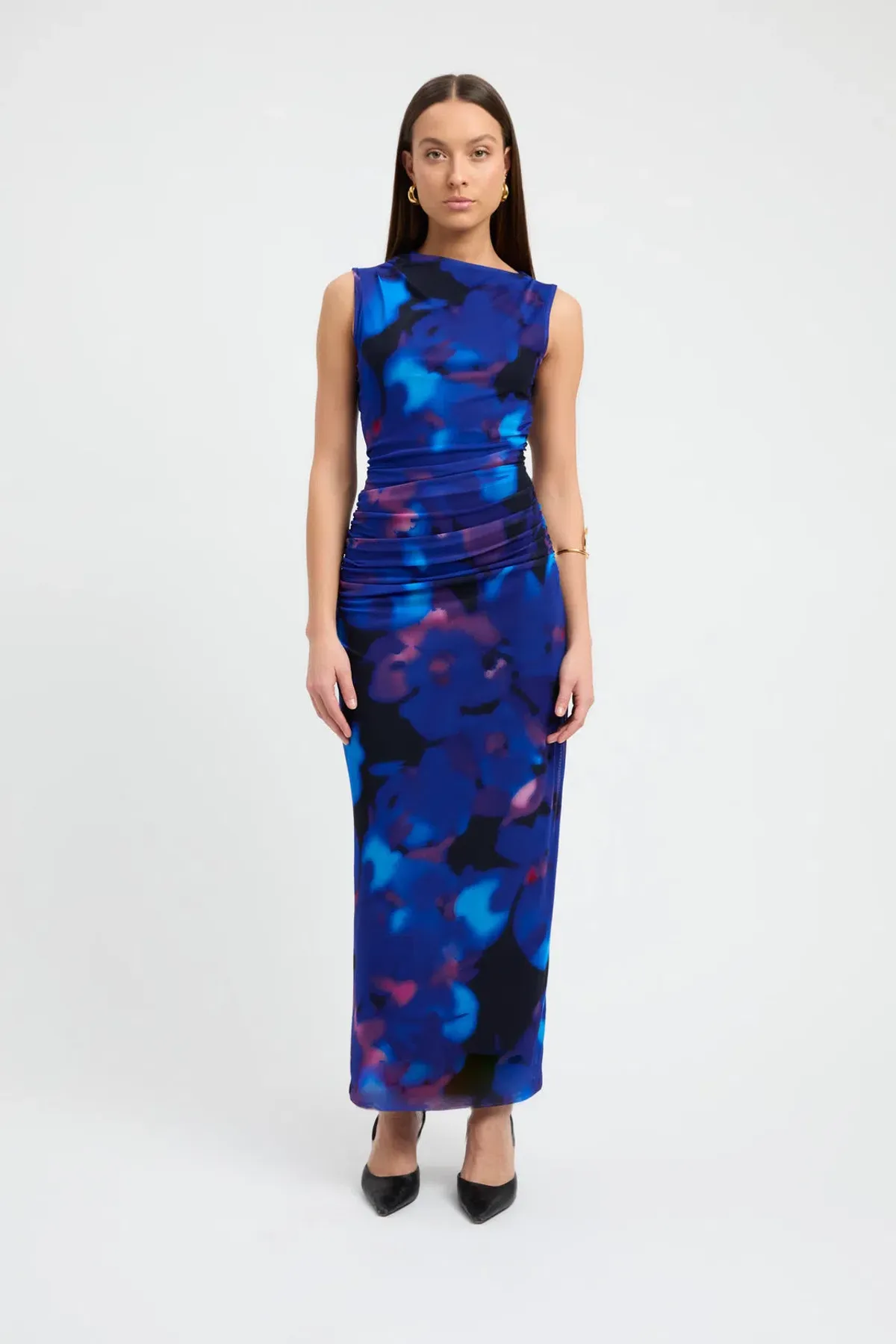 Kookai Dusk Midi Dress Multi Size 12 for rent on The Volte - main image
