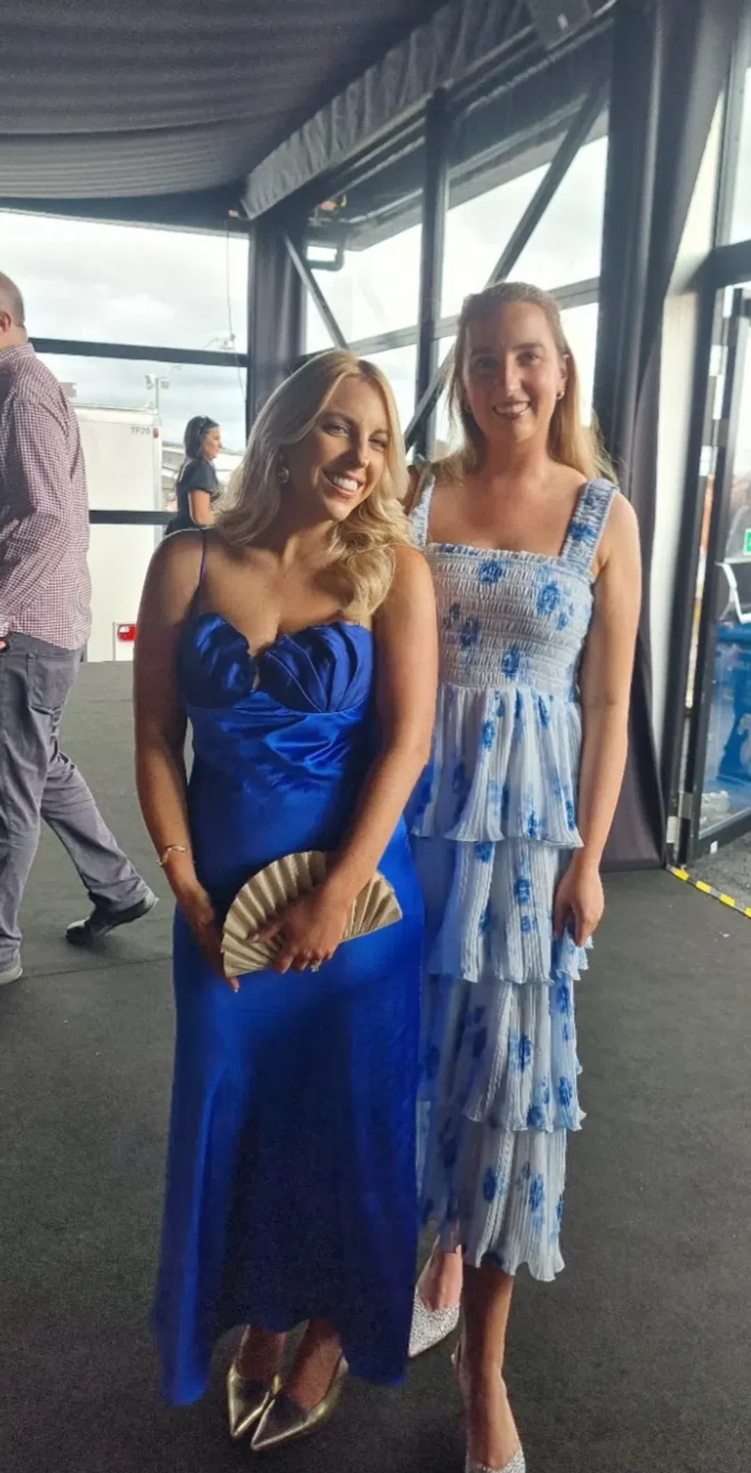 Rachel Gilbert Ryder Dress Saphire Size 12 for rent on The Volte - main image