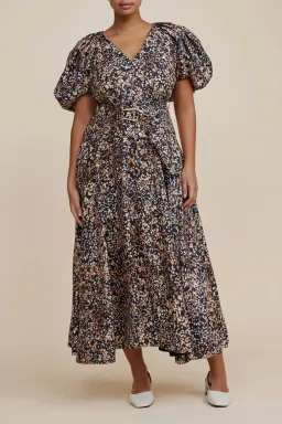 Acler Warner Dress Wild Spot  Size 12  for rent on The Volte - image 2