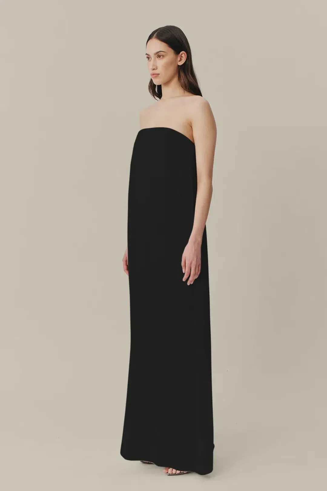 Ginger & Smart Cursive Gown Black Size 8 for rent on The Volte - main image