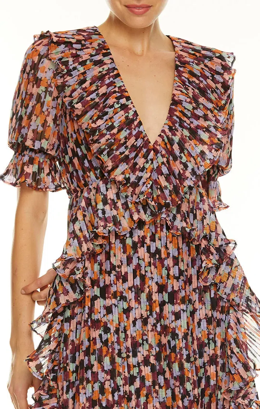 Talulah Sweet Sugar Midi Dress Floral Size L for rent on The Volte - main image