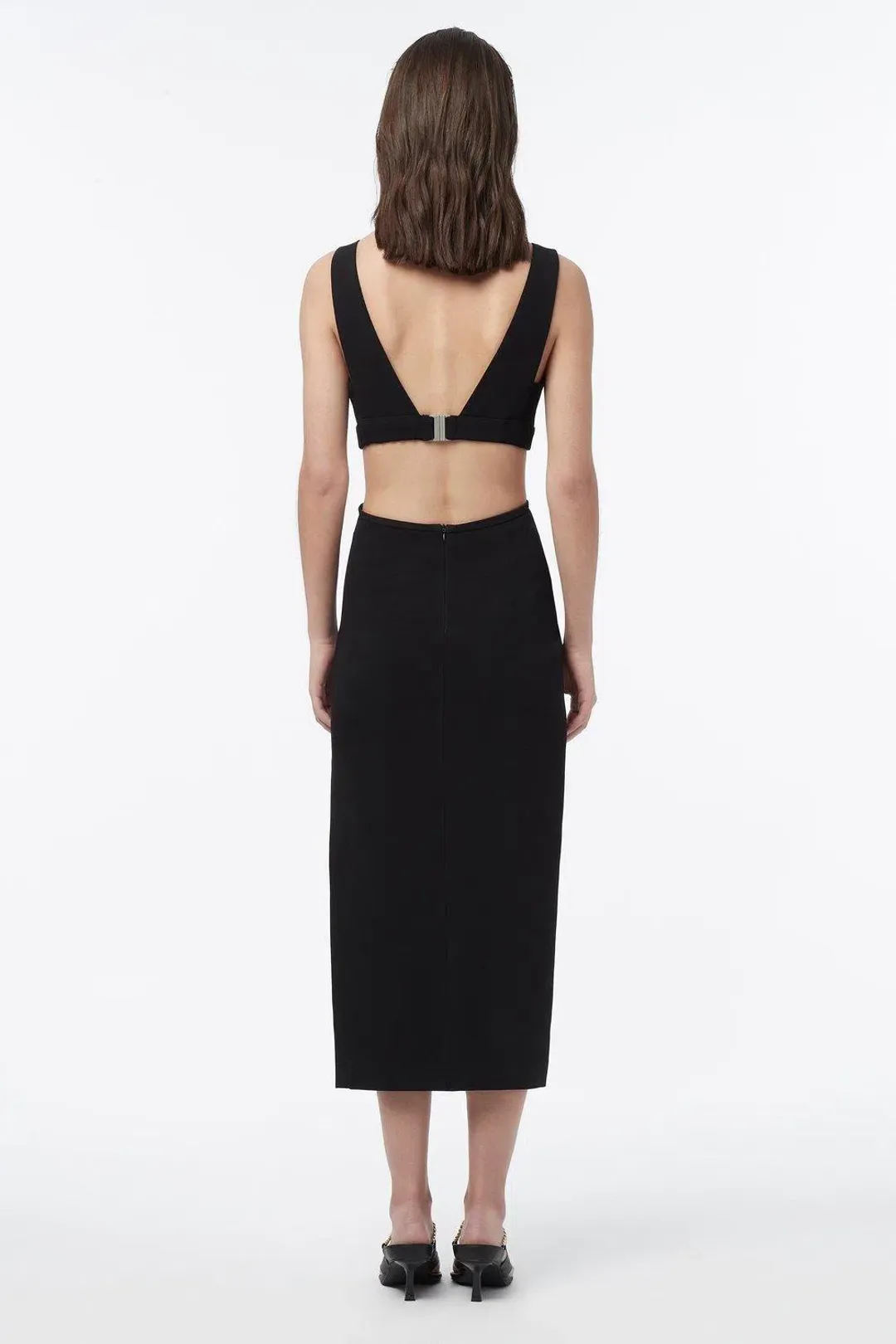 Manning Cartell Forbidden Fruit Midi Dress Black Size 8 for rent on The Volte - main image