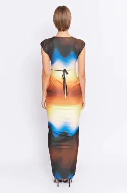 Pfeiffer Lexington Midi Dress Earth Size M / AU 10 for rent on The Volte - image 3