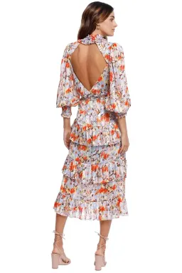 Elliatt Caseria Midi Dress Floral Size 10 for rent on The Volte - image 3