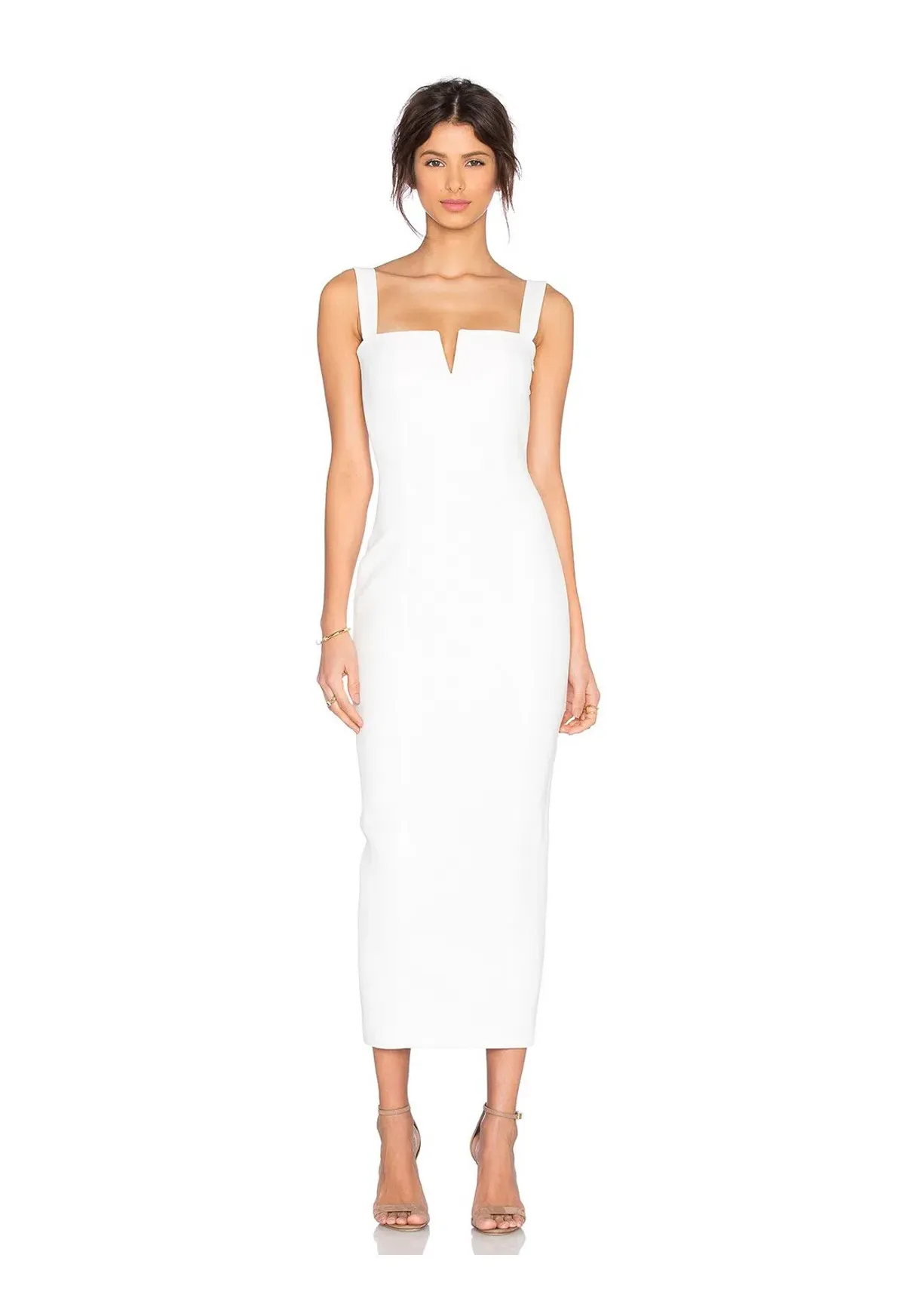 Misha Violet Dress White Size 6 for rent on The Volte - main image