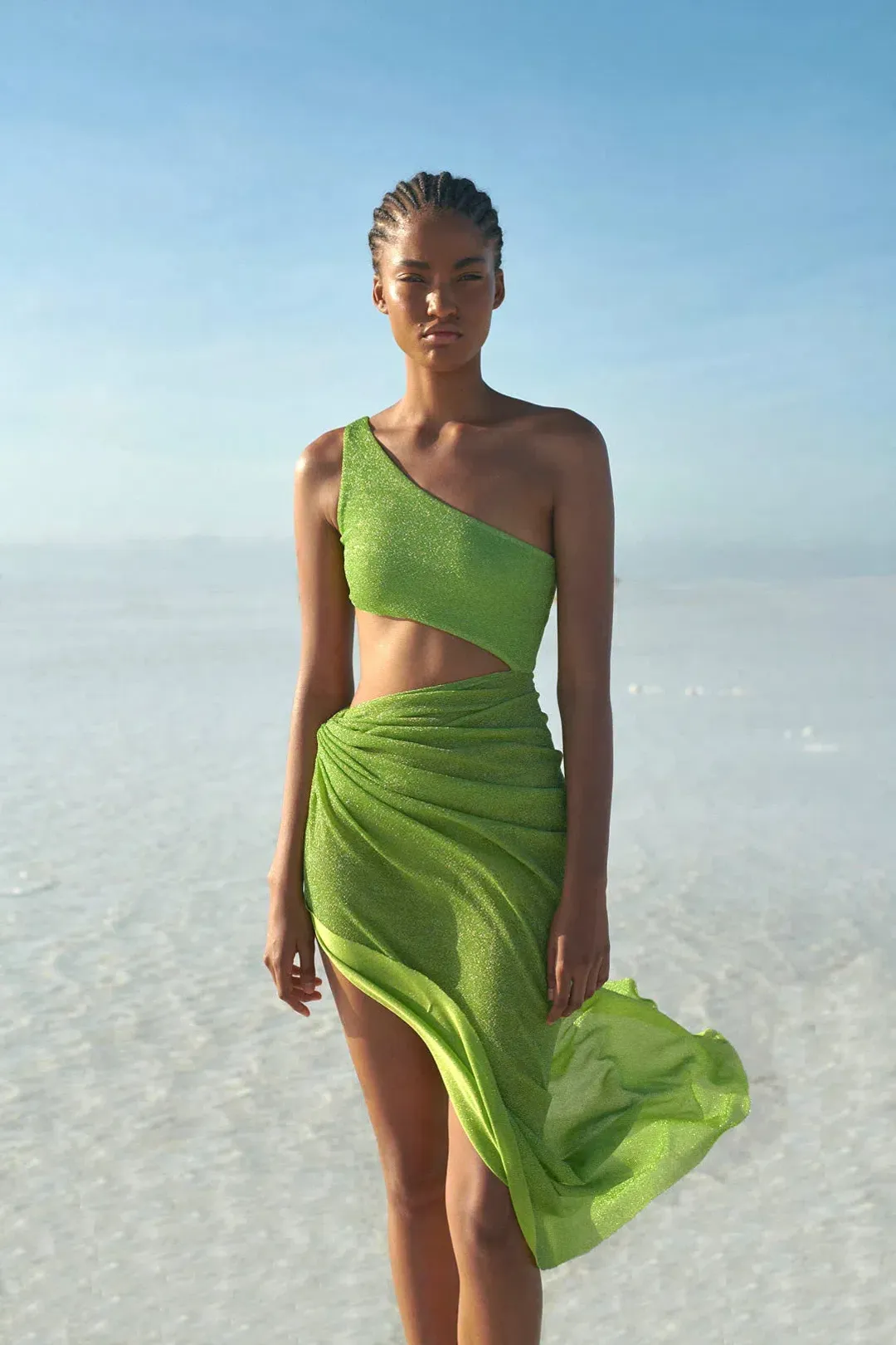 Baobab Zadeh Dress Jade Size M / Au 8 for rent on The Volte - main image