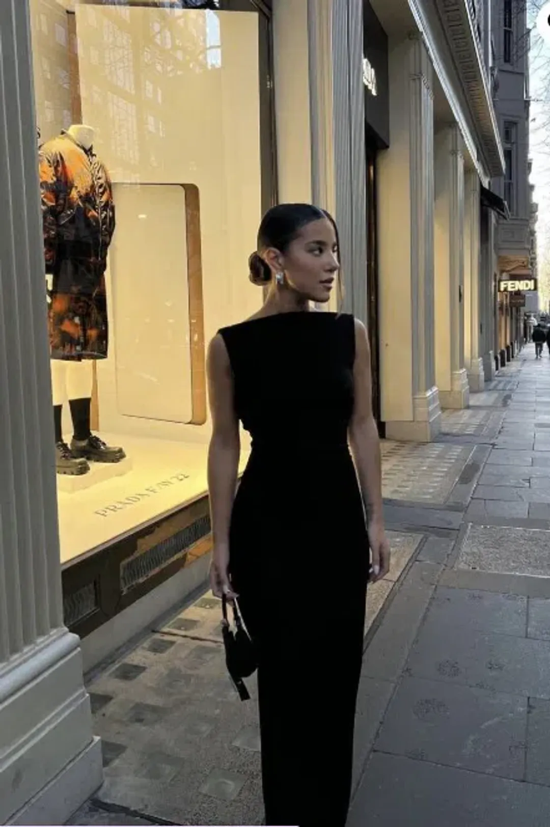 Effie Kats Verona Gown Black Size 8 for rent on The Volte - main image